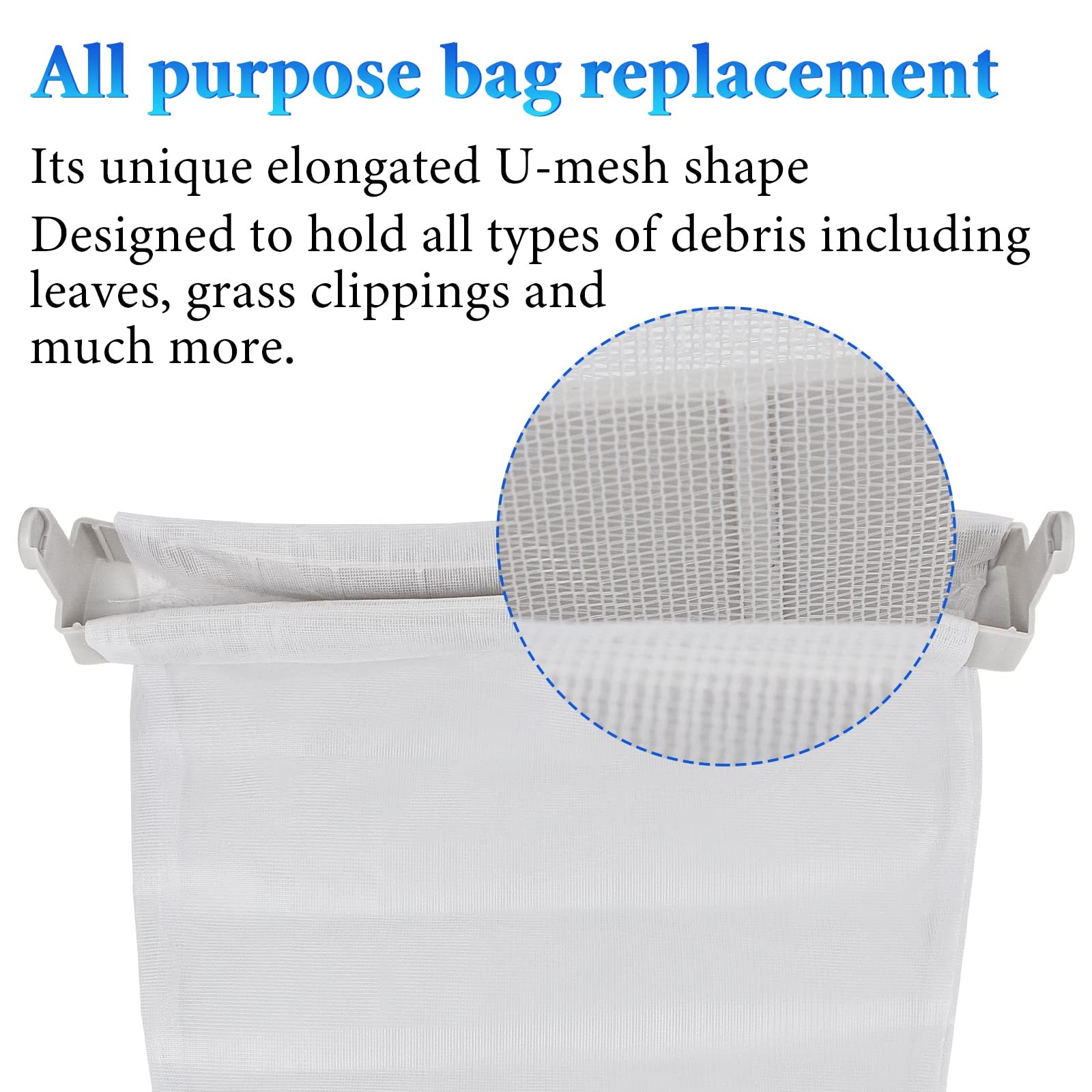 Pool Cleaner All Purpose Bag 6-206-00 with Zodiac Polaris 165, 65 Pool Cleane…