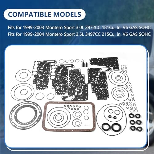V4A51 R4A51 Transmission Overhaul Rebuild Kit Fits for 1999-2003 Montero Sport