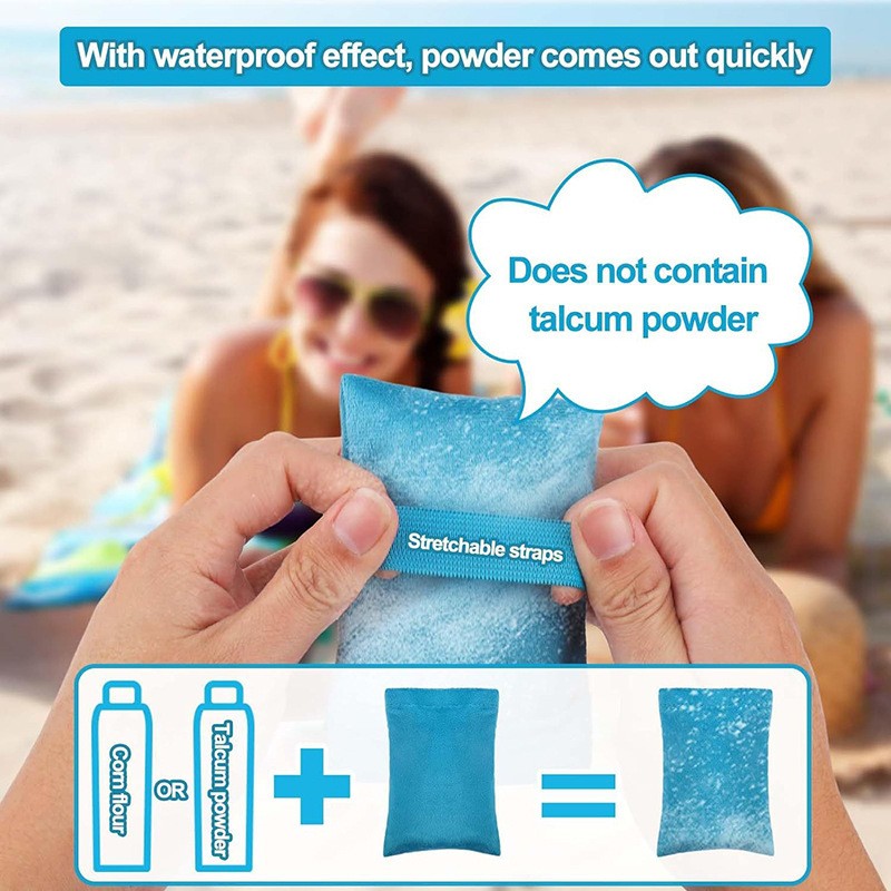 Portable Summer Sand Remover Beach Cleaner for Travel Camping Vacation