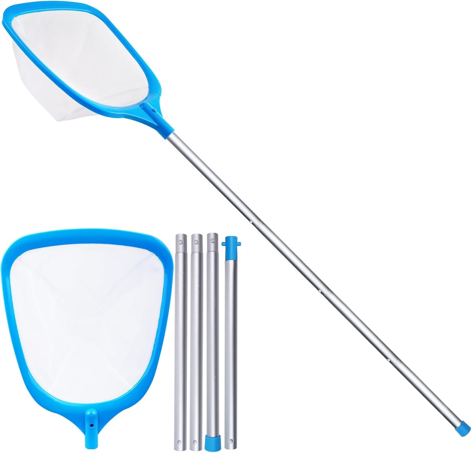 Hot Tub Skimmer Spa Net W/ 12 » Aluminum Pole Ultra Fine Mesh Net Handy Leaf