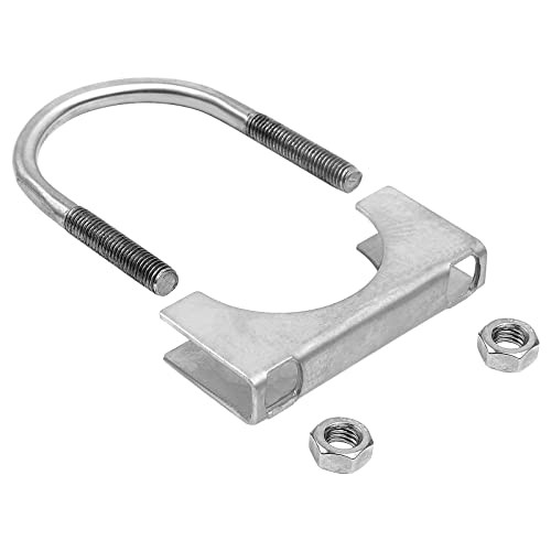 6 inch Heavy Duty U-Bolt Exhaust Clamp for OD Exhaust Tail Pipe Diameter, 6&Prime;