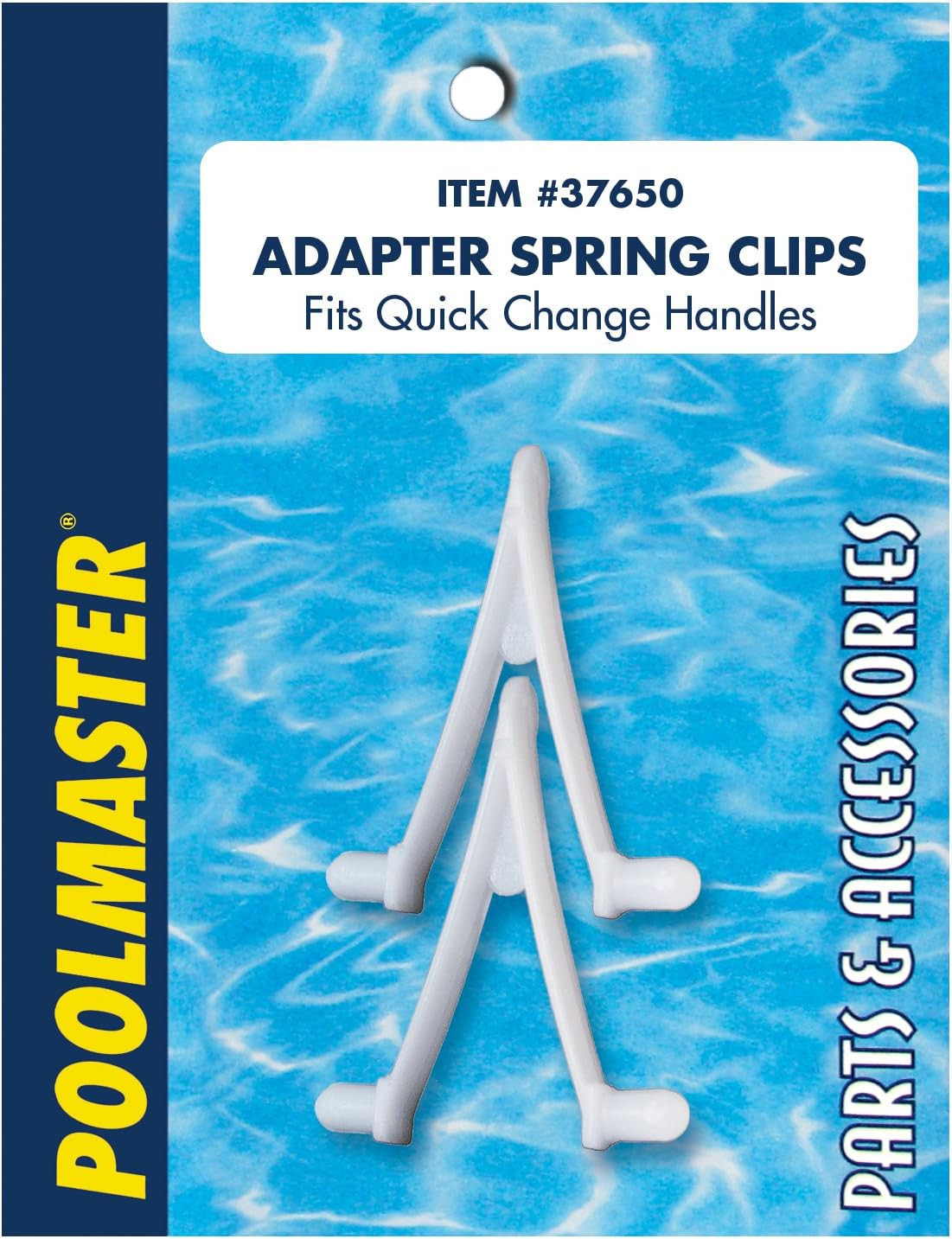37650 Swimming Pool Maintenance Adapter Spring V Clips for Pool Poles and Pool C