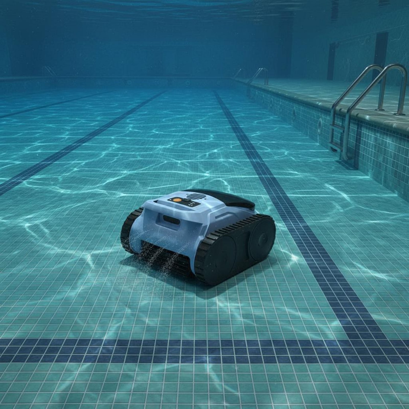 Robotic Pool Cleaner Extended Runtime Automatic Pool Cleaning Robot