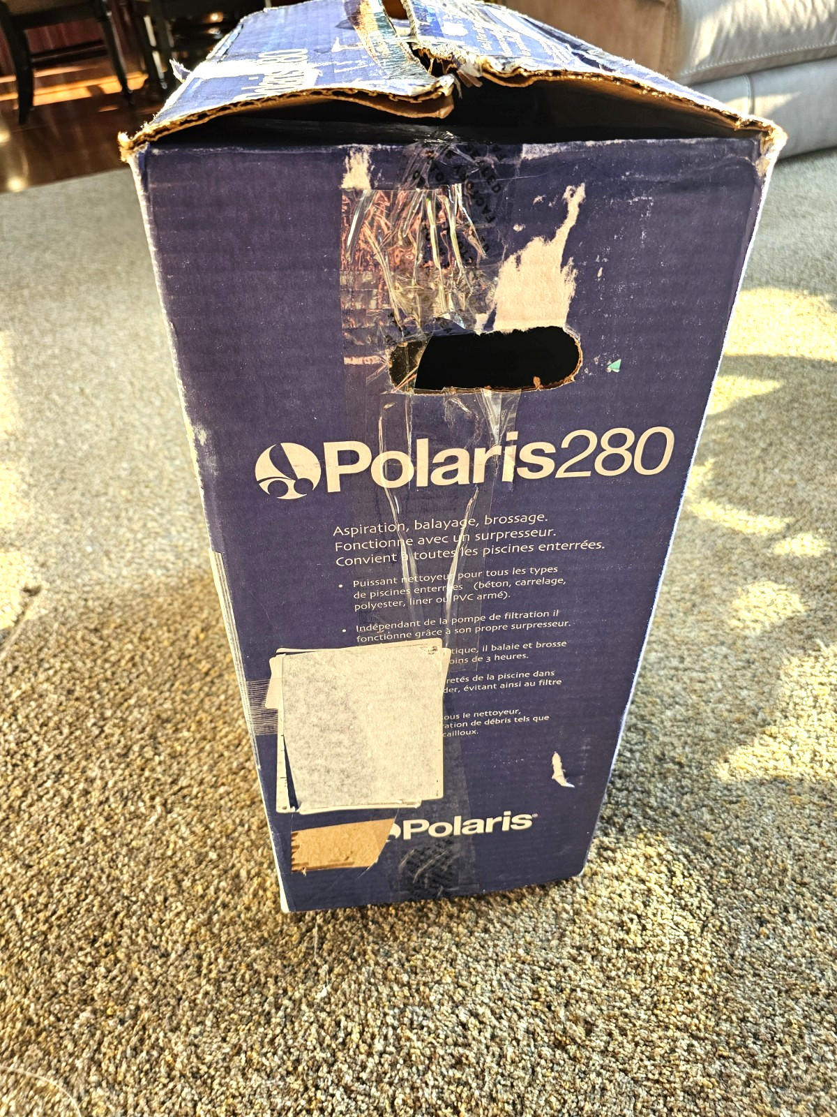 POLARIS 280 POOL CLEANER with New lead hose *** PERFECT condition !!