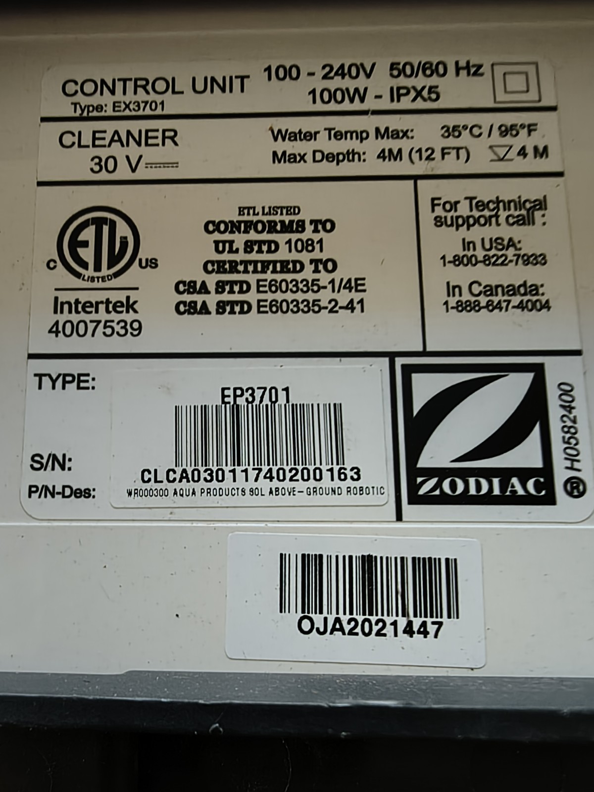 POLARIS 7240 Sport Power Supply CONTROL UNIT – Tested and Working