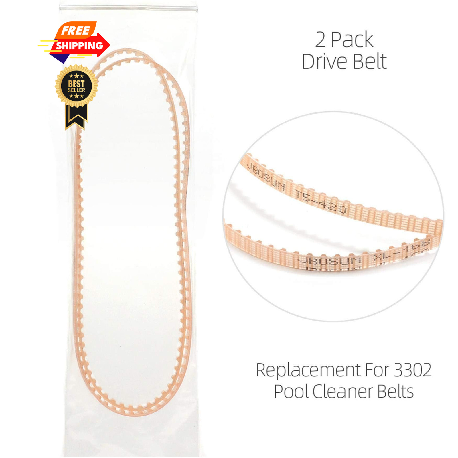 Pool Cleaner Drive Belts Replacement, for Aquabot Automatic 2