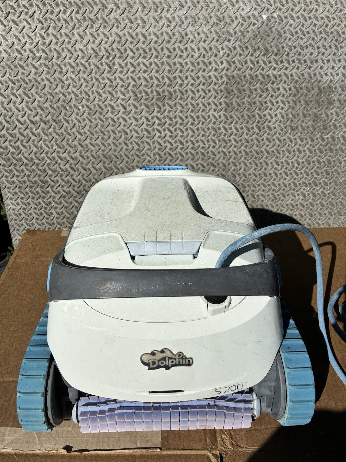 Maytronics Dolphin S200 Robotic Inground Pool Vacuum Tested Works FREE SHIPPING