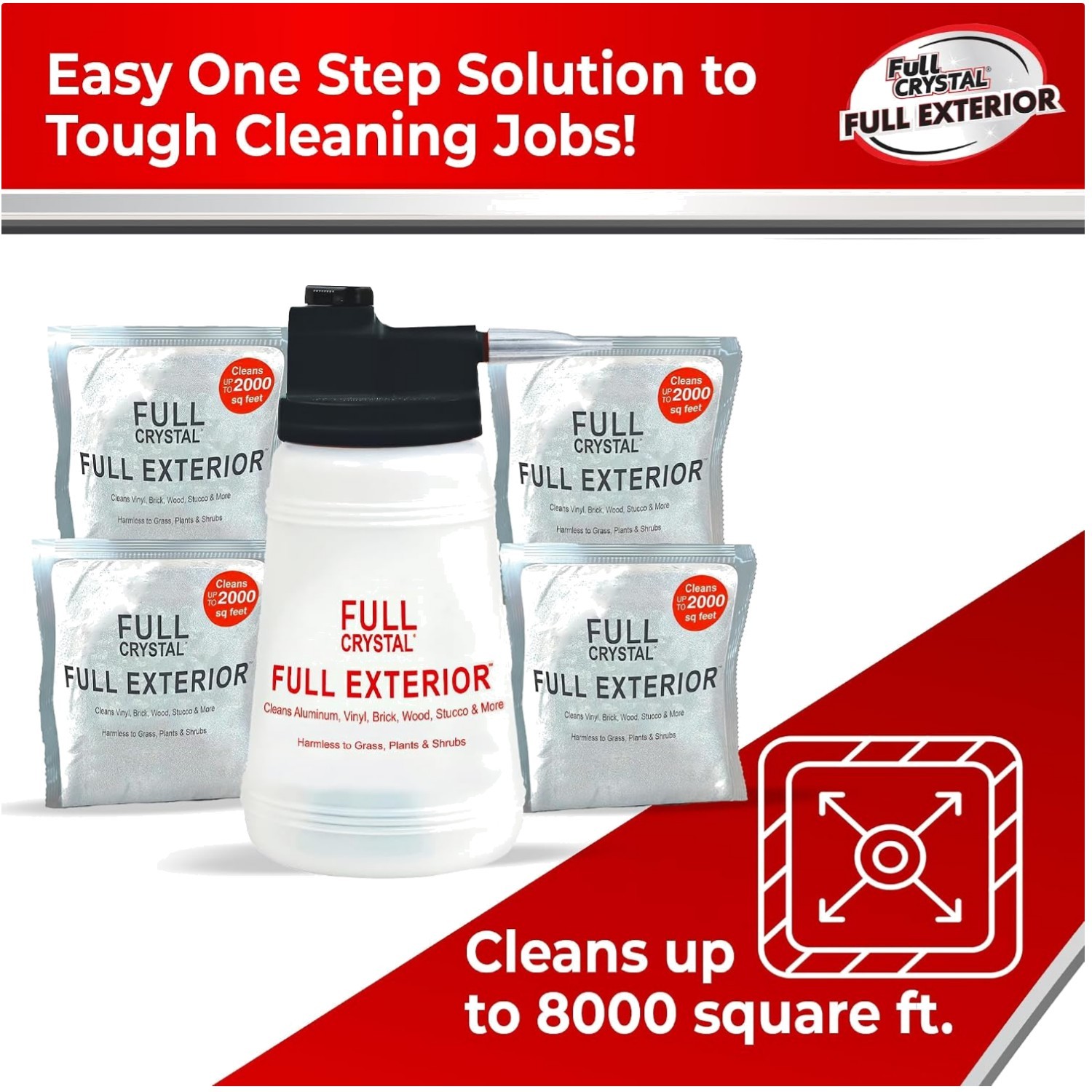 Quick & Easy Exterior Cleaning Solution – Hose Attachment