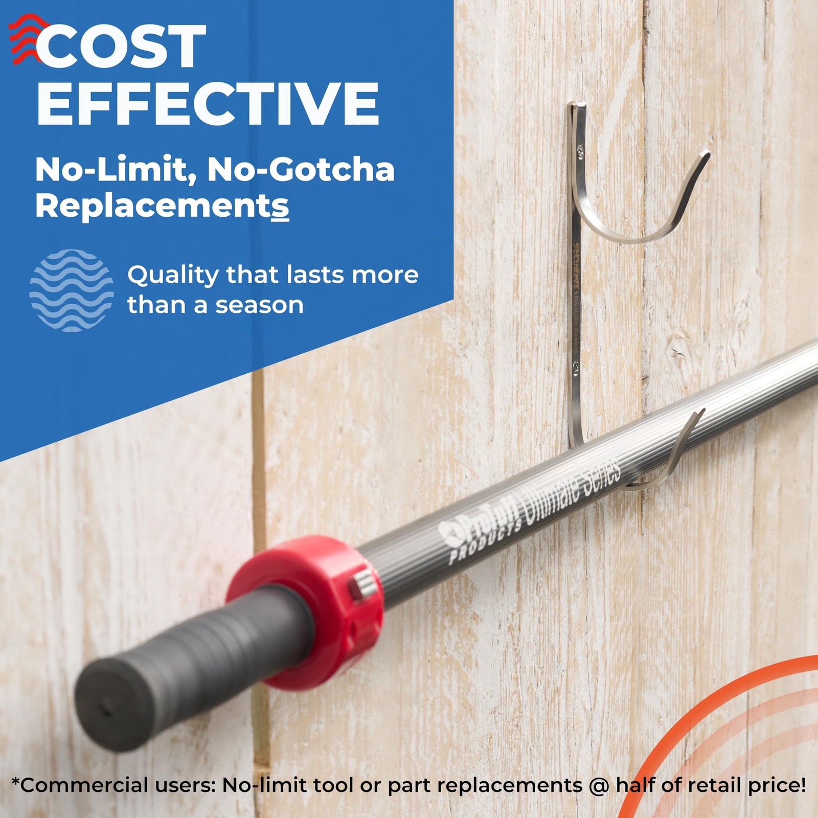 ProTuff Pool Pole Hanger Set â€“ 2 Pack â€“ Unconditional 490 Promise &#