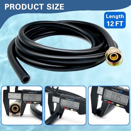 Leakproof Dehumidifier Drain Hose 3/4 Inch FHT Connection Brass 12 Feet
