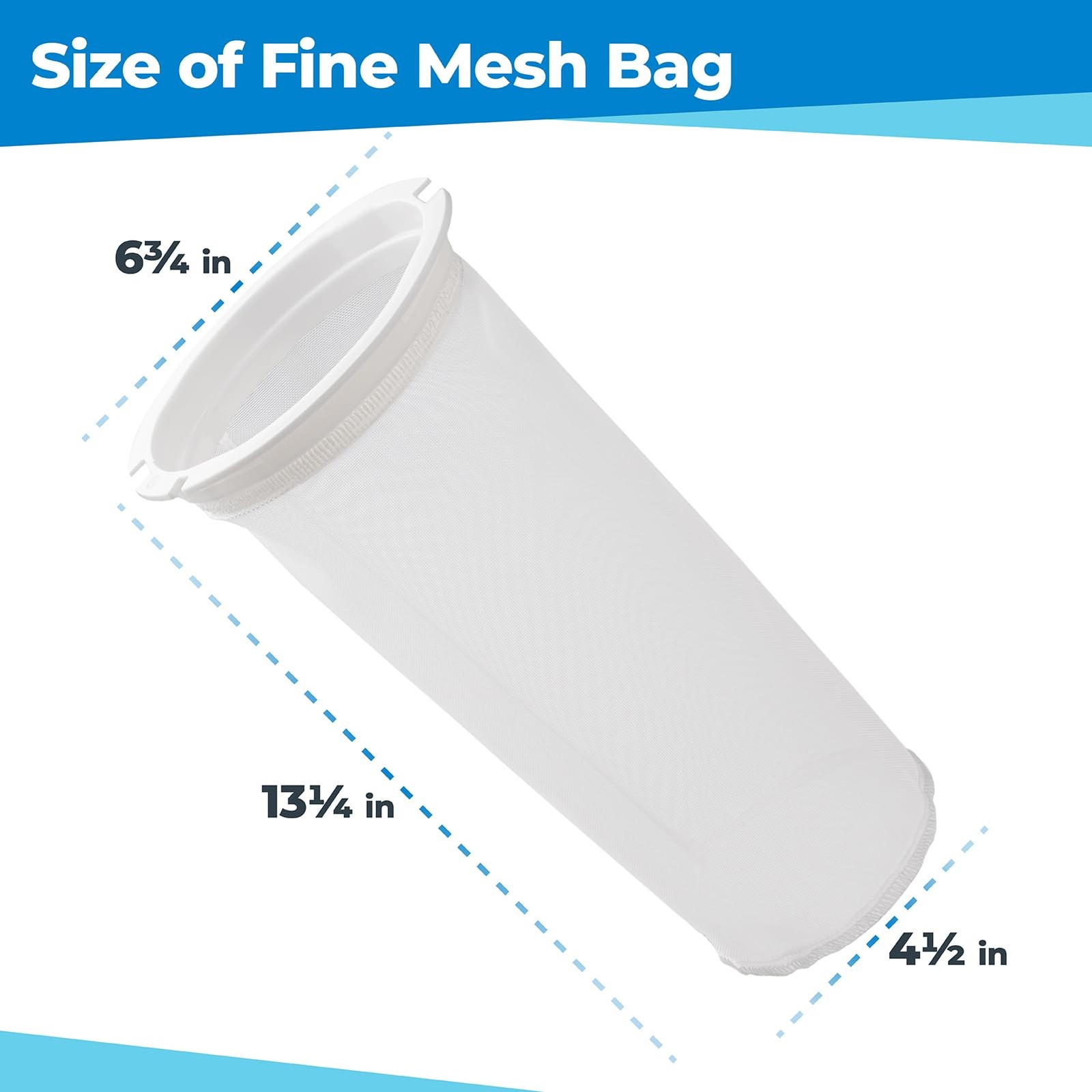 Debris Canister Fine Mesh Bag 004152451700 Replacement for Paramount Debris i…