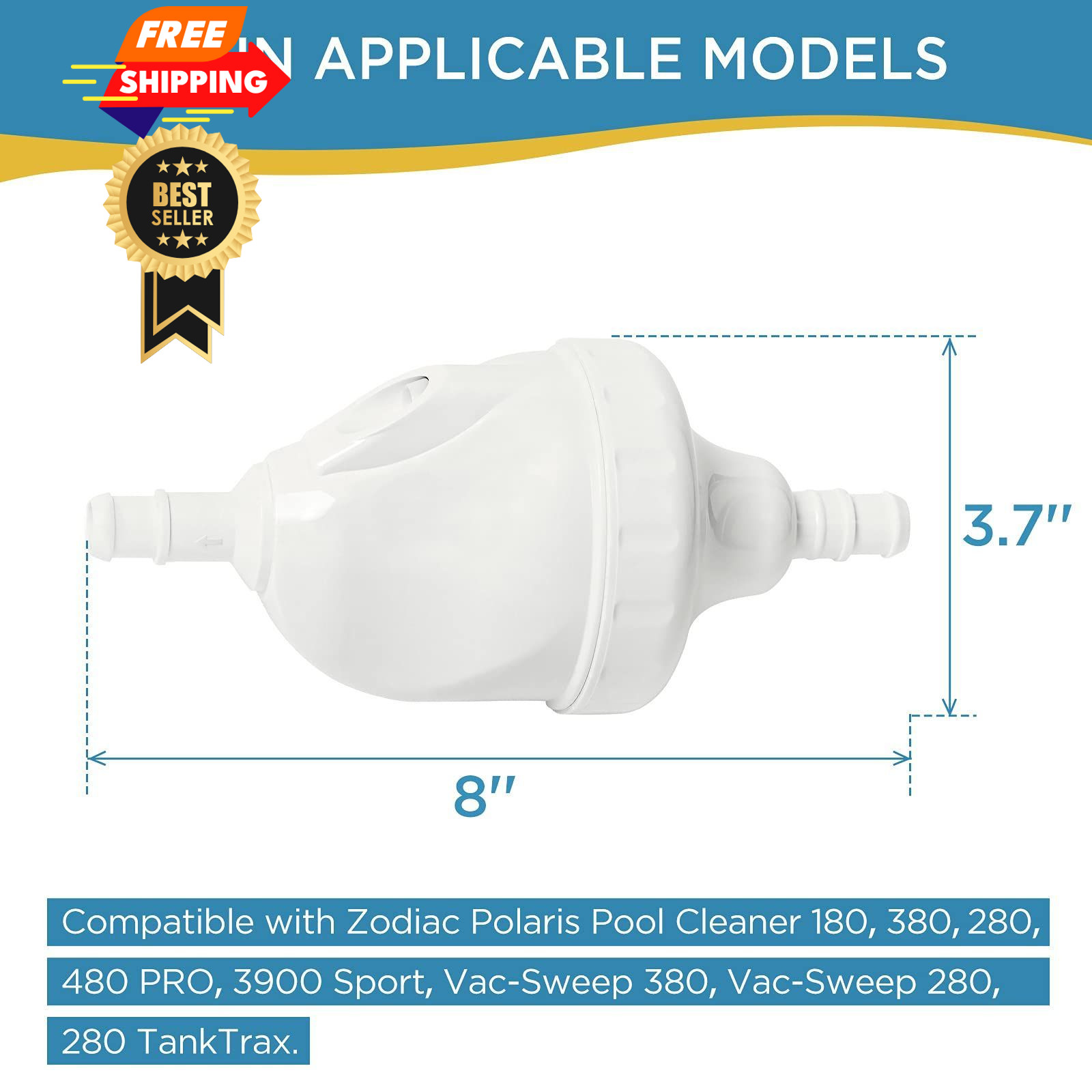 MAKHOON Upgraded G52 Backup Valve Replacement for Polaris Pool 1.25 inches
