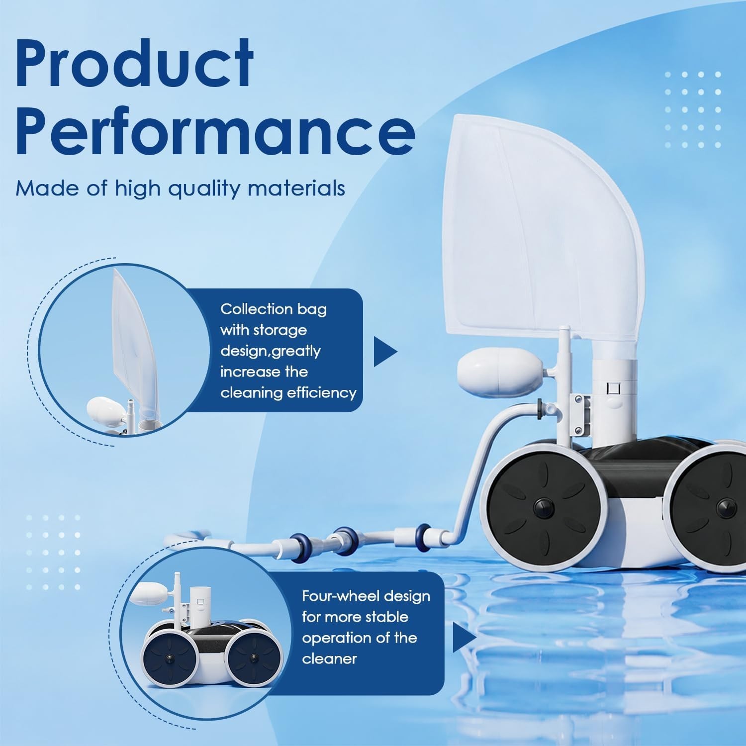 Upgrade Pool Pressure Side Sweeper NEW IN BOX (READ PLEASE)