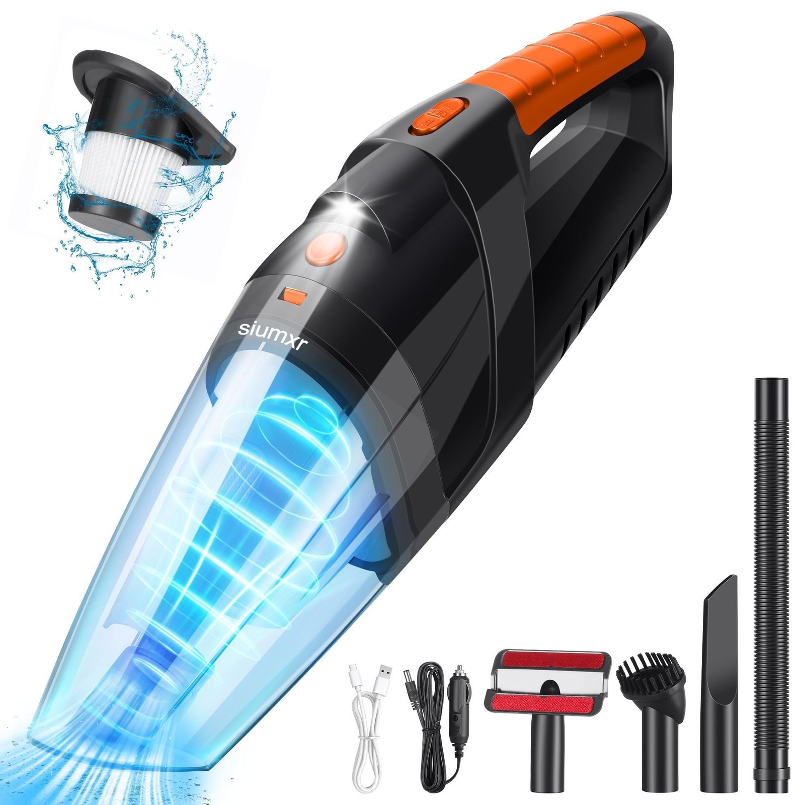 Handheld Vacuum Cordless,Powerful Suction 30Mins Long Runtime, Dust Busters C…
