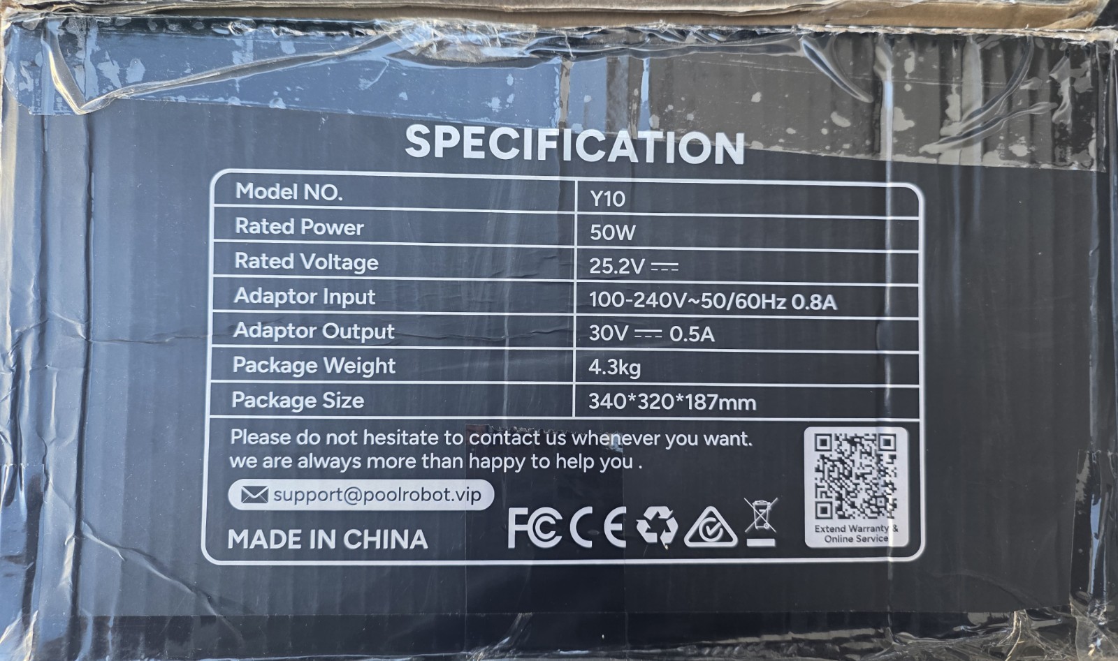 Y10 Robotic Pool Cleaner,Cordless Pool Vacuum with 150 Mins Runtime,High Efficie