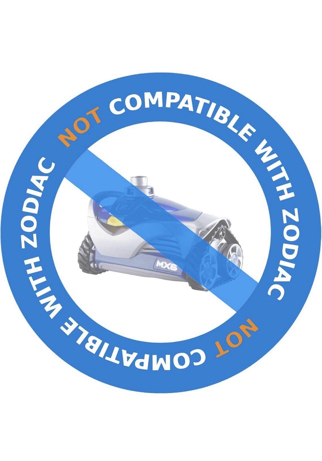 Pool Vacuum Hose 40 Feet (12 x 40 Inch), 1.5 Inch Cuffs, Compatible with Most
