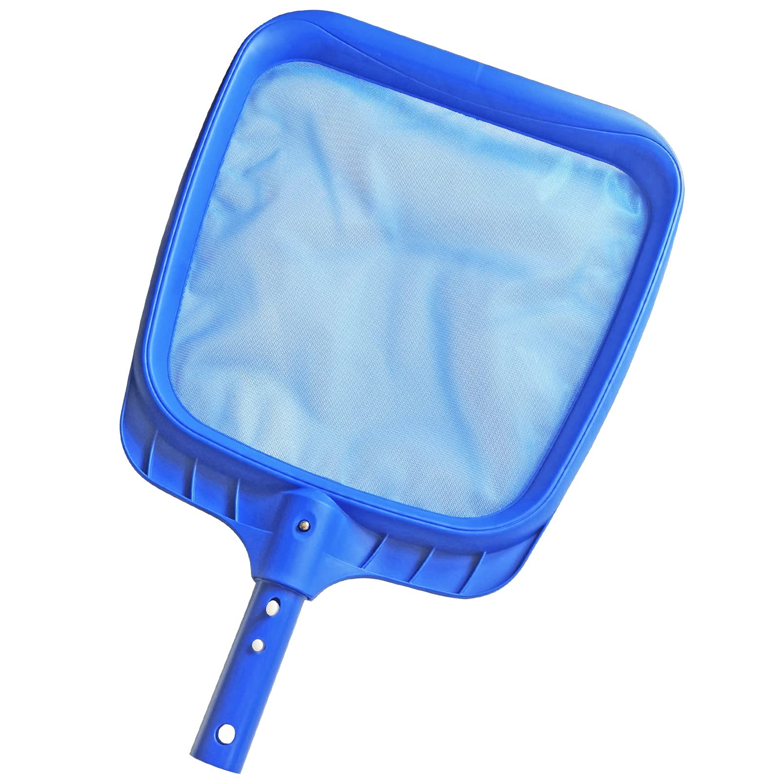 Heavy Duty Pool Skimmer Net ABS Plastic Reinforced Handle 19.5×13.5 Inch Cleanin