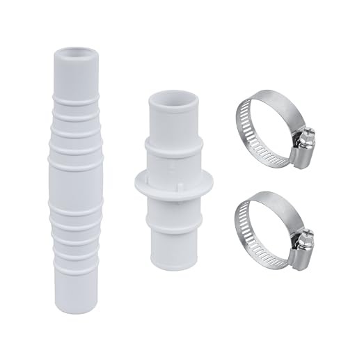 2 Pack Pool Vacuum Hose Adapter Connector – Plastic Coupling 1-1/4&Prime; or 1-1/2&Prime;