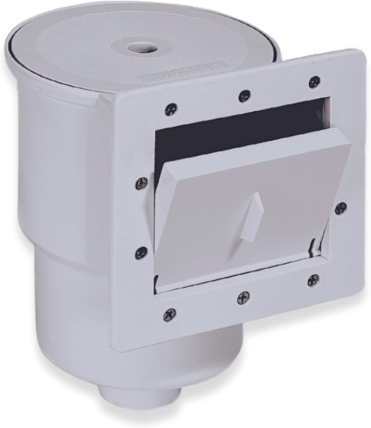 HYDROTOOLS GREY Standard Thru-Wall above Ground Pool Skimmer Kit | ABS Construct