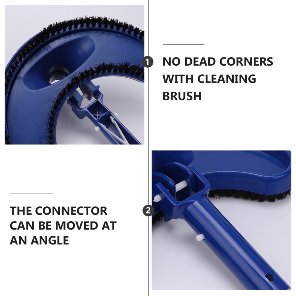 1Pcs Reusable ABS Plastic Swimming Pool Suction Head Cleaning Tool Blue