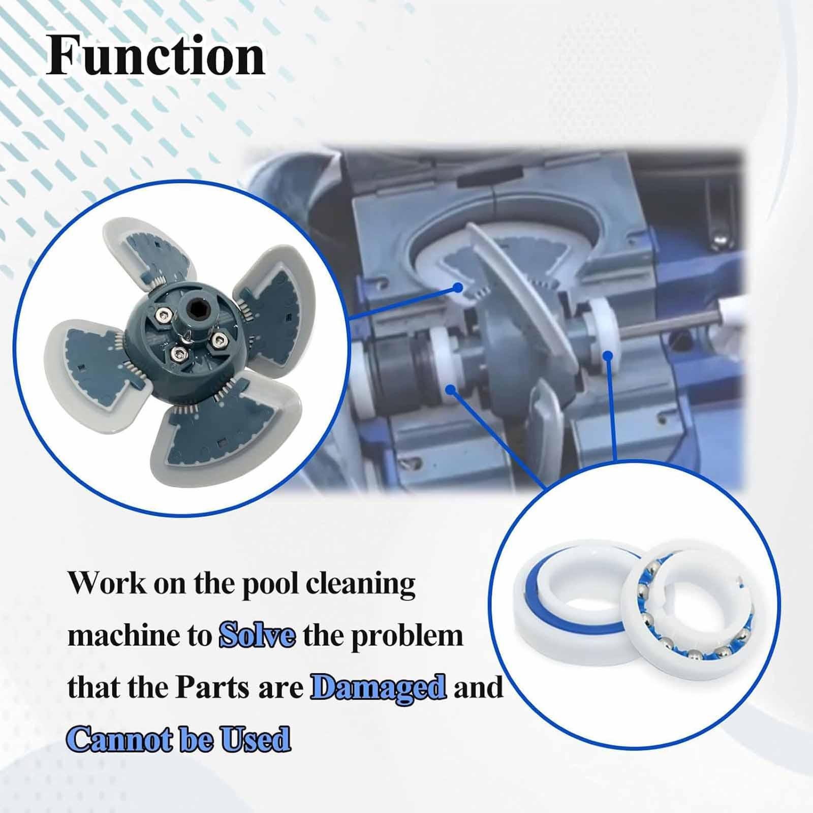 Tuning up Kit Pool Clean Part Accessories Fans Tracks Drive Shafts Bearings