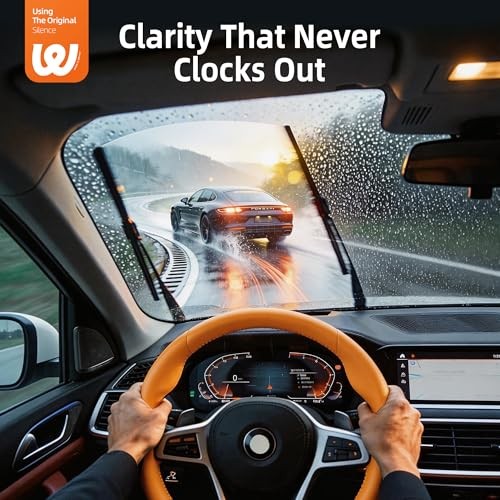 24&Prime;+17&Prime; Windshield Wiper Blades with 13&Prime; Rear Wiper Replacement for GMC