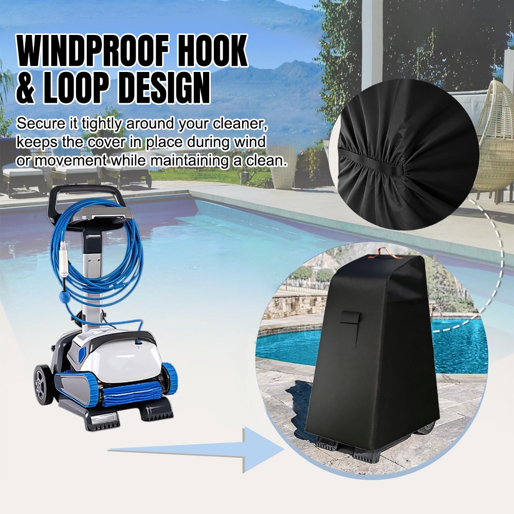 Outdoor Robotic Pool Cleaner Caddy Cover Protector for Dolphin Polaris Hayward