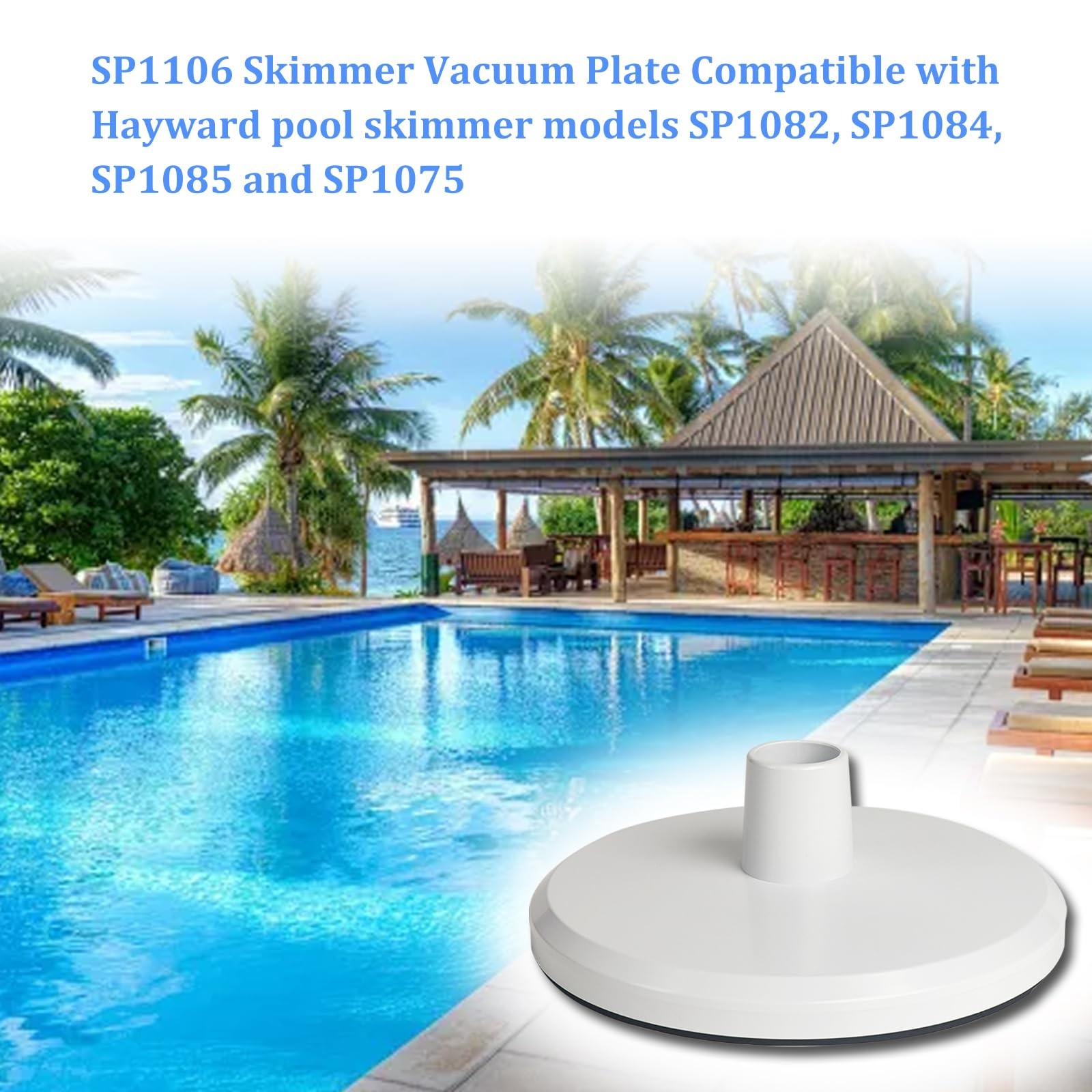 Pool Vacuum Plate for Hayward Skimmers | Fits SP1082, SP1084, SP1085, SP1075