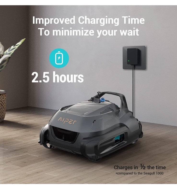 💧Aiper Seagull Plus Cordless Robotic Pool Cleaner Brand New 110 Min. Run Time