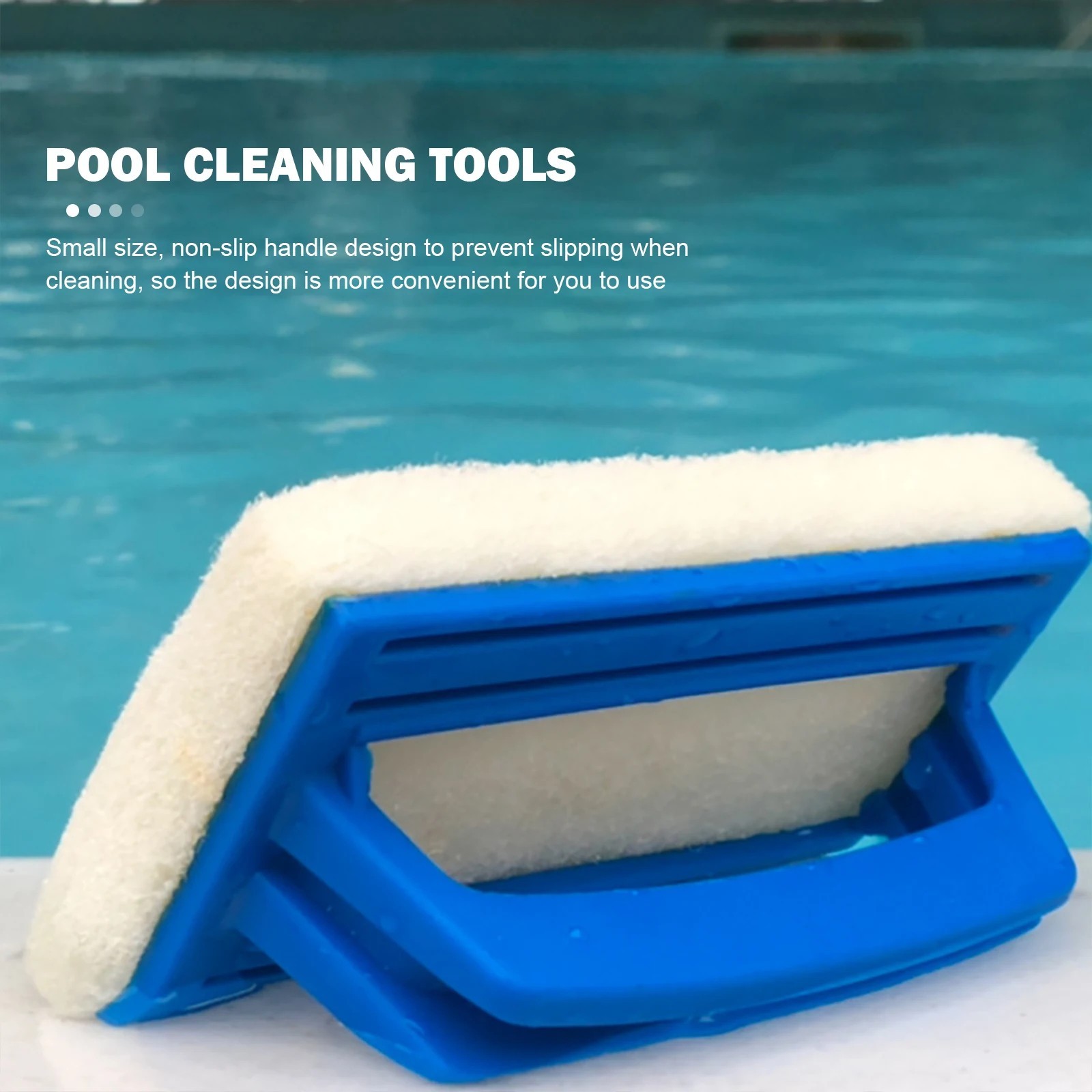 Swimming Pool Cleaning Sponge Brush Hand Scrubber Tile Wall Cleaner Pad