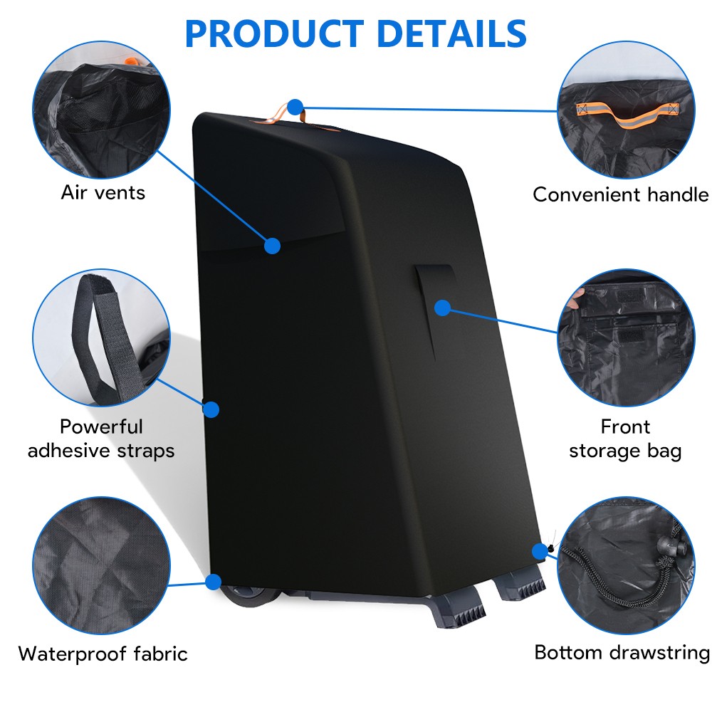 Outdoor Robotic Pool Cleaner Caddy Cover 420D Waterproof Dustproof Protector