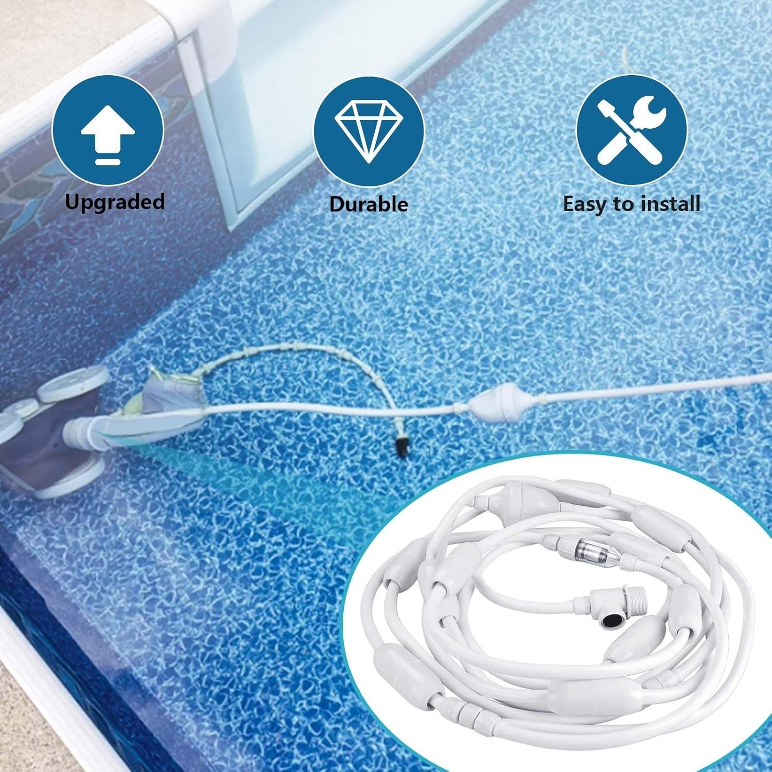 Pool Cleaner Feed Hose Replacement for Zodiac Polaris 280 380 180 3900.