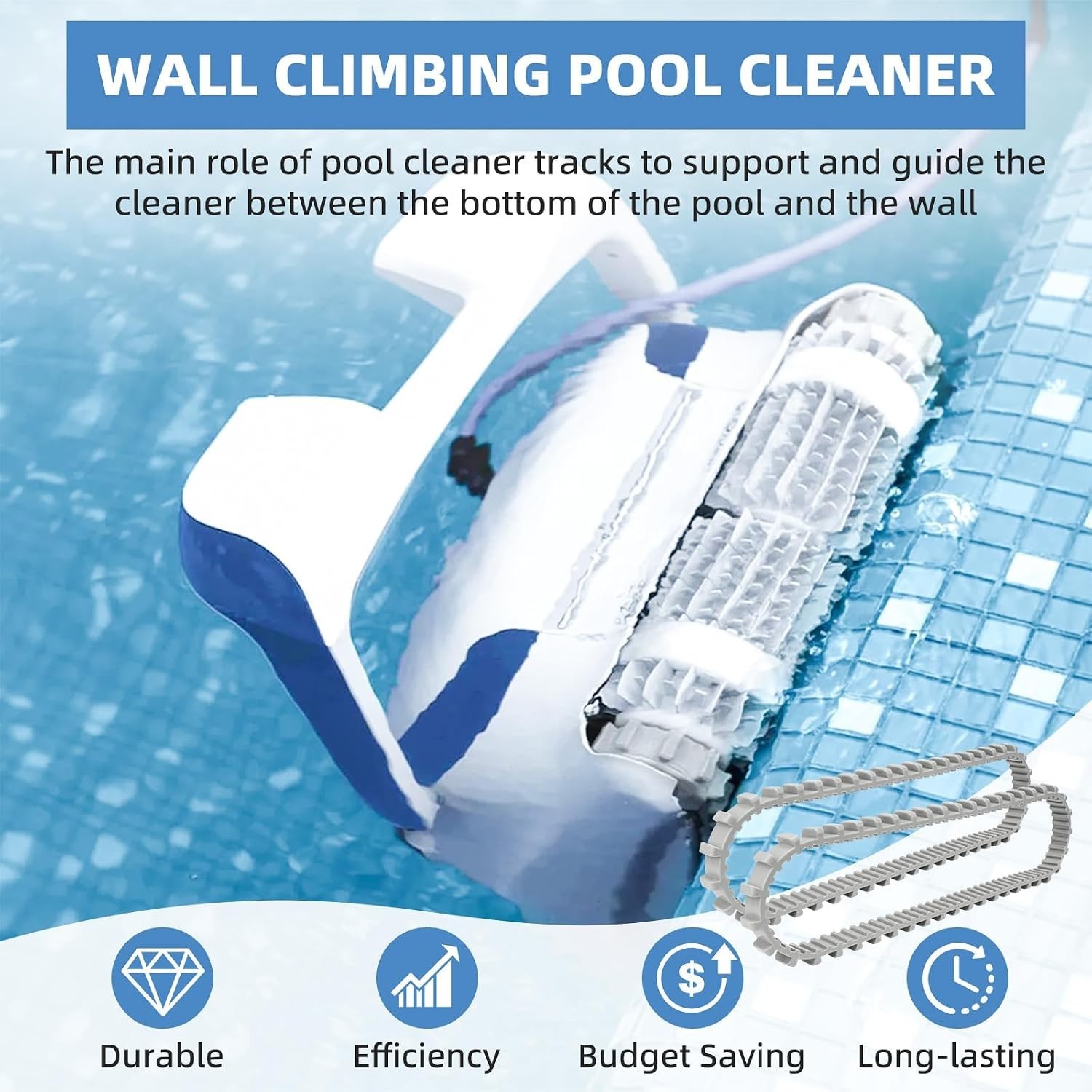 Improve Dolphin Pool Cleaner Efficiency with New Tracks
