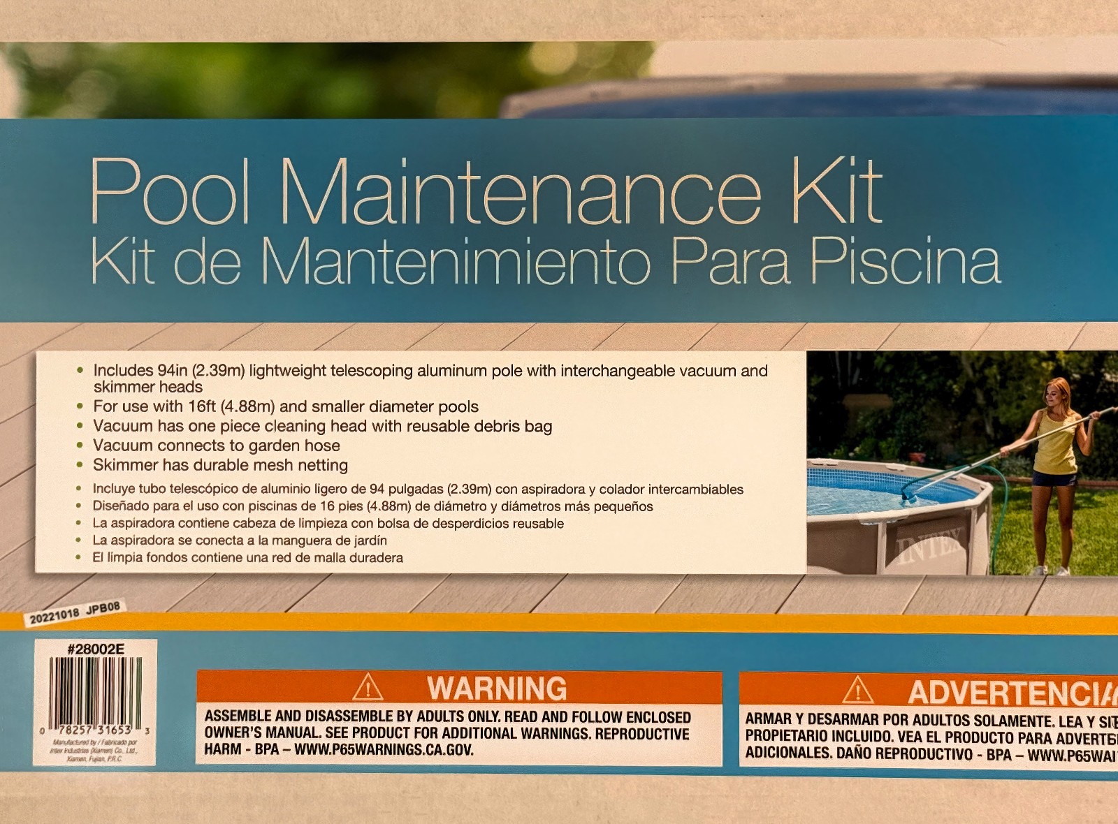 Intex Basic Pool Cleaning/Maintenance Kit for Above Ground Pool