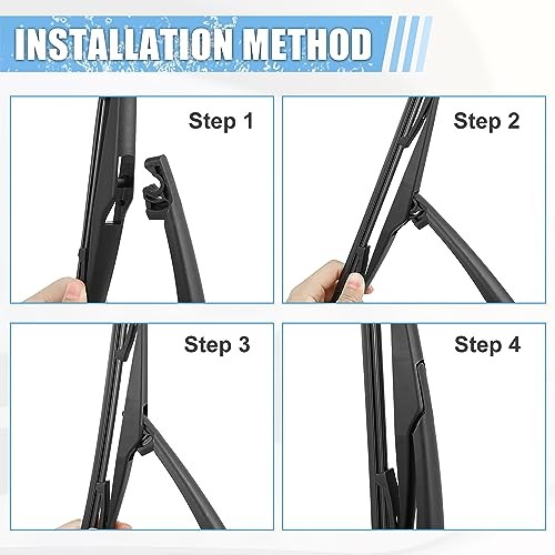 OEM Replacement Windshield Wiper Blade Arm Set for Hyundai
