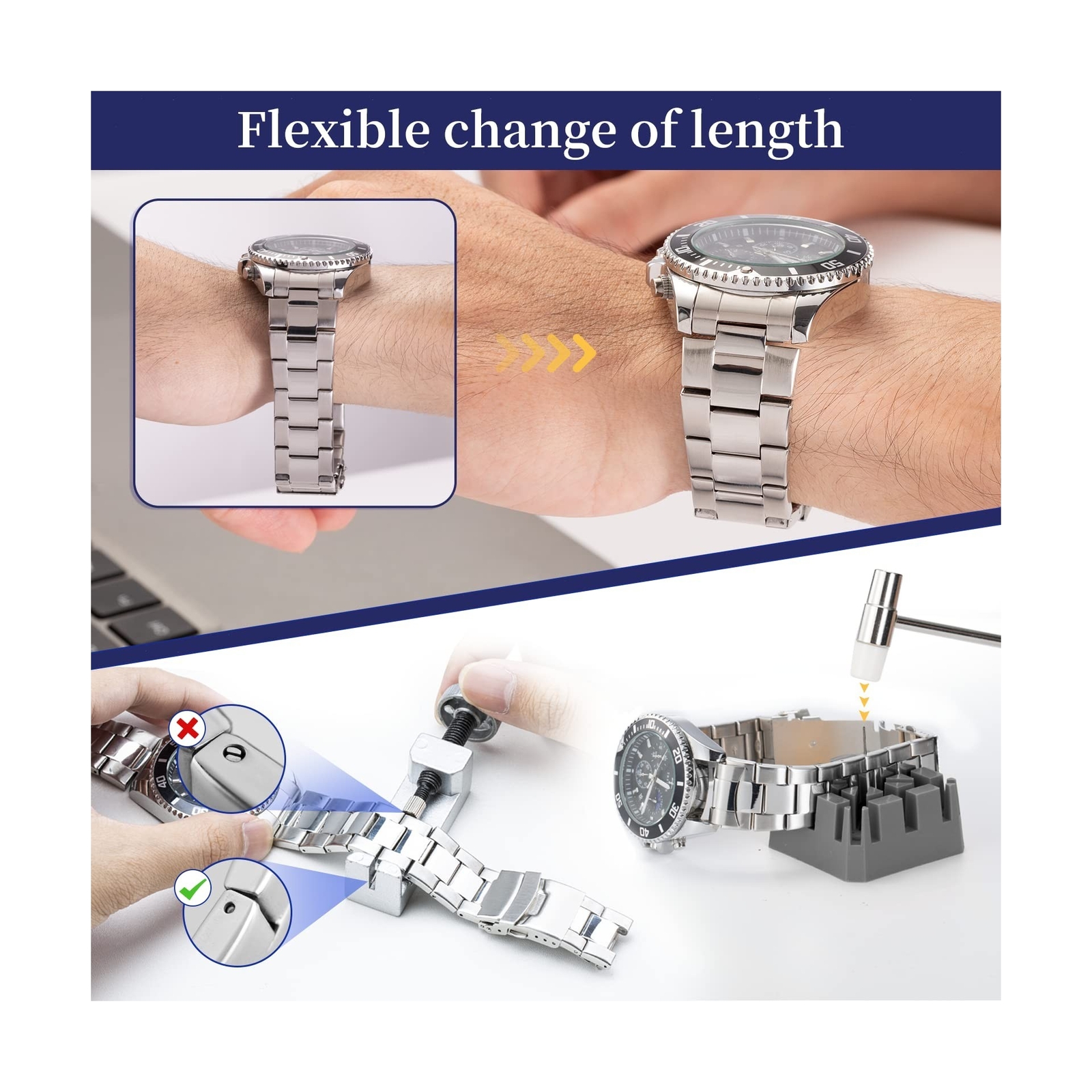 Eventronic Watch Repair Kit, Professional Watch Battery Replacement Tool, Wat…