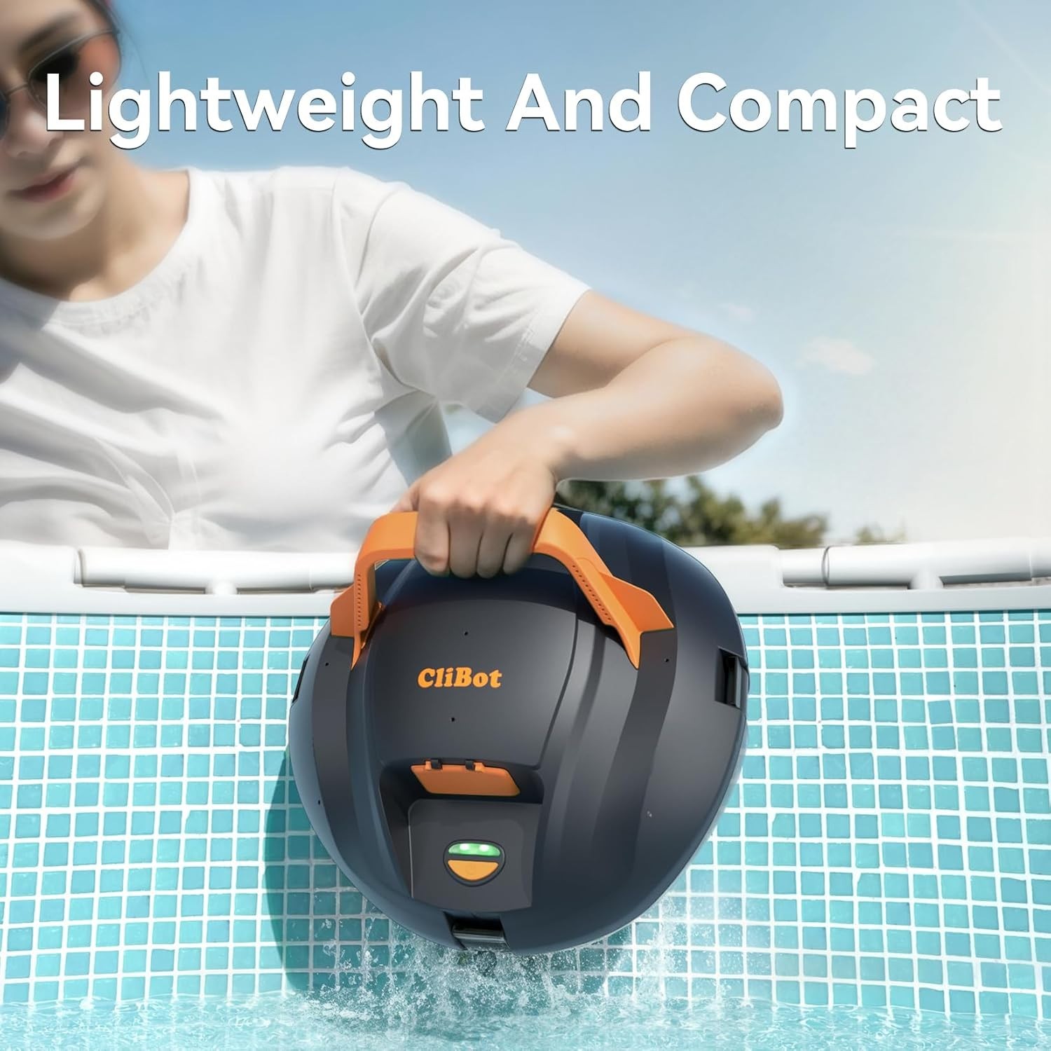 S1 Dual-Motor Pool Vacuum: Lightweight, Efficient & Cordless Cleaning Solution