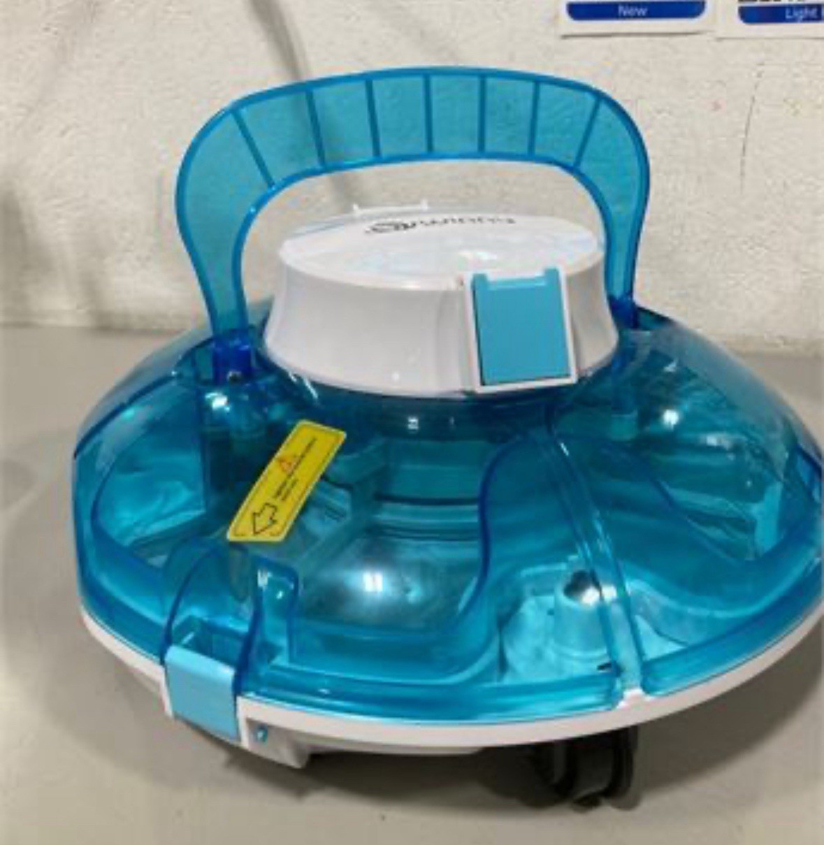 Cordless Robotic Pool Cleaner, Lasts 75 Min, Automatic Vacuum for Above-Ground P