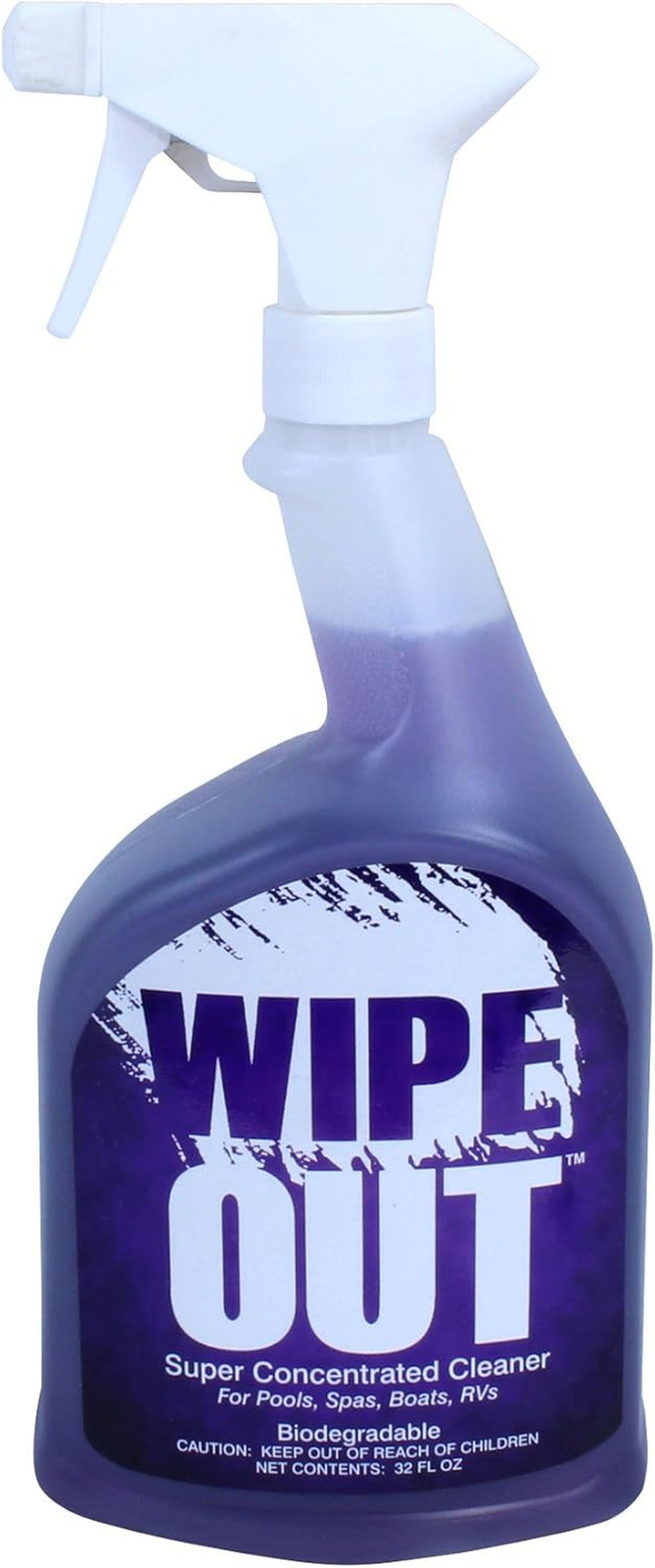 Wipeout 6012 All Purpose Surface Cleaner for Swimming Pools, 1-Quart