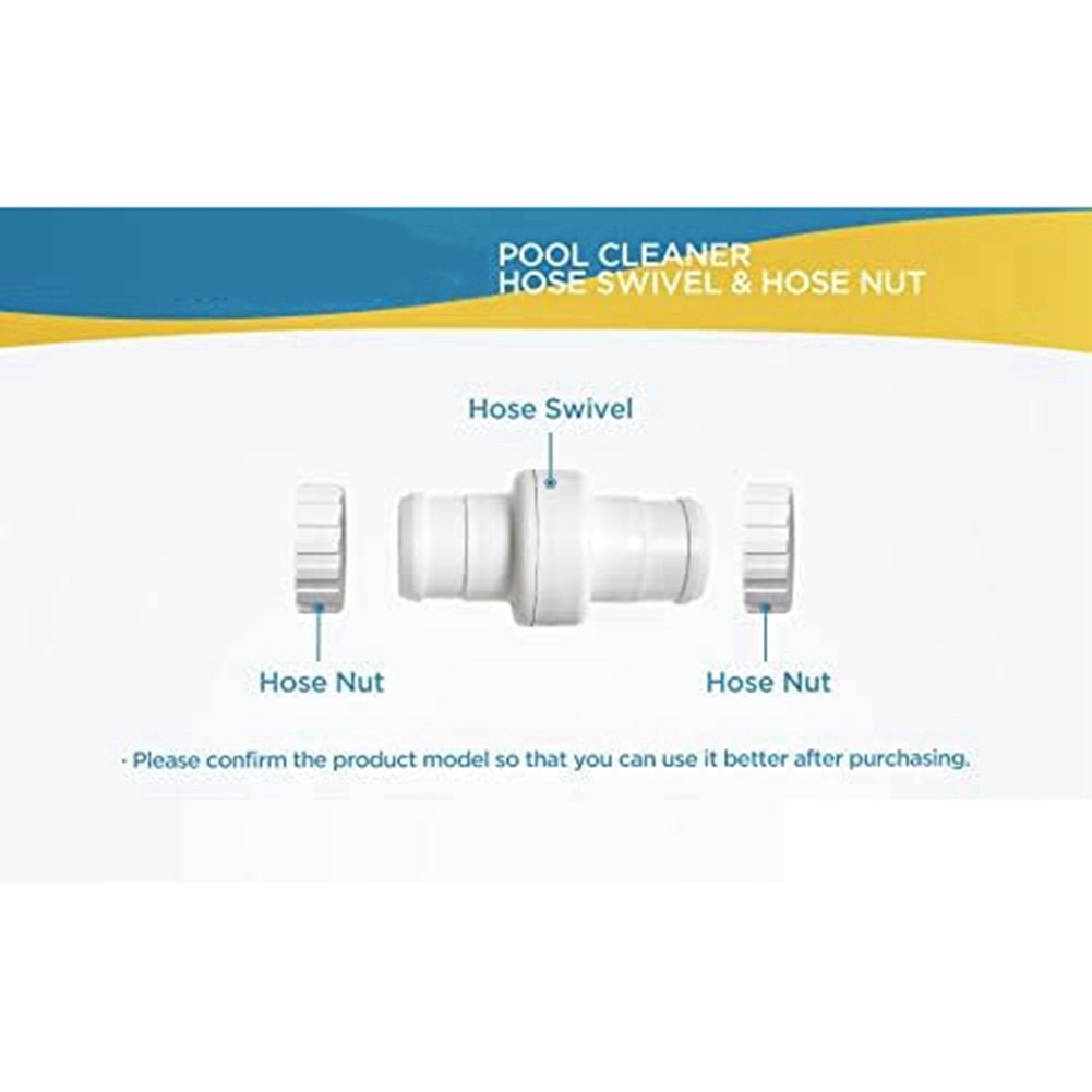 2Pack Pool Cleaner Hose Swivel 9-100-3002 & Hose 9-100-3109 Combo9313