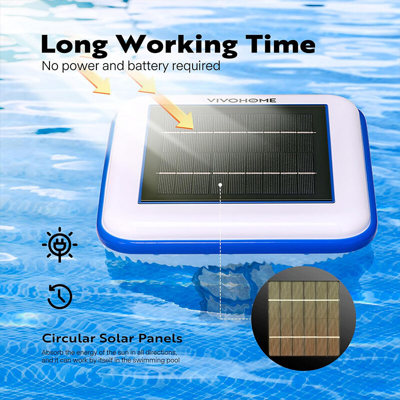 Solar Pool Ionizer Chlorine-Free Sun Shock & Water Purifier Up to 35,000 Gal