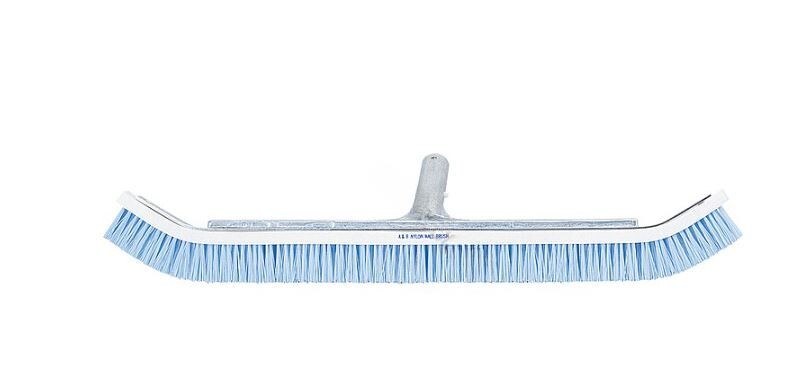 24&Prime; BLUE NYLON BRISTLE CURVED ALUM WALL BRUSH (A&B – 3020)