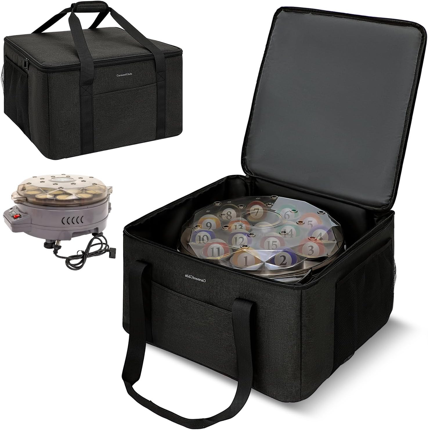 Pool Ball Cleaner Storage Bag, Compatible with Most Pool Ball Cleaner Machines,