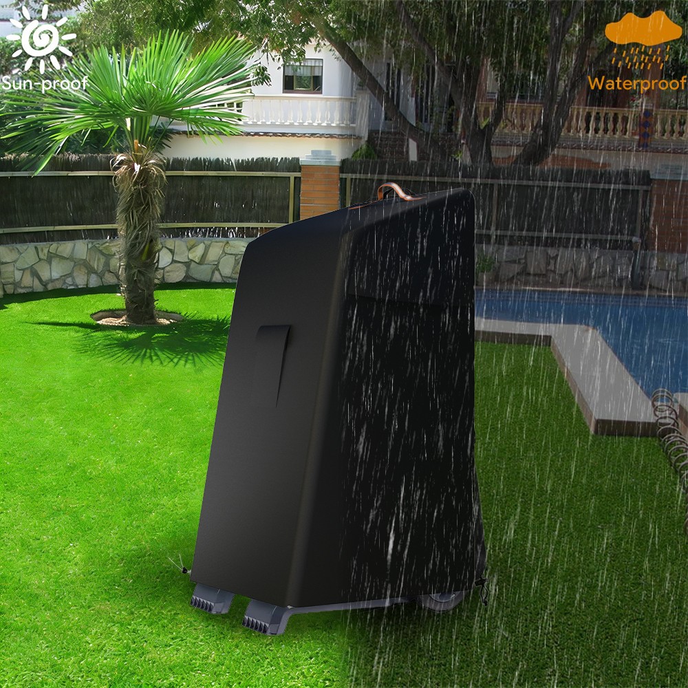 Outdoor Robotic Pool Cleaner Caddy Cover 420D Waterproof Dustproof Protector