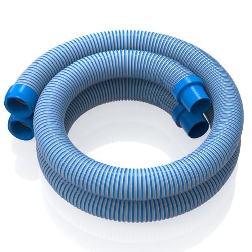 Pool Vacuum Hose 2-Pack, Spare & Replacement, 40&Prime; 1.5in x 40in (2 PACK) Blue