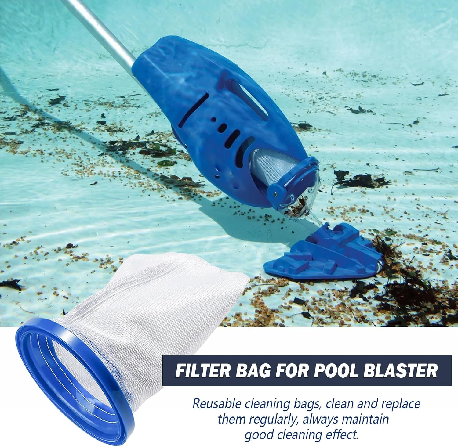 Pool Vacuum Cleaner Filter Bag Compatible with Max, Catfish Ultra, iVac 250, iVA