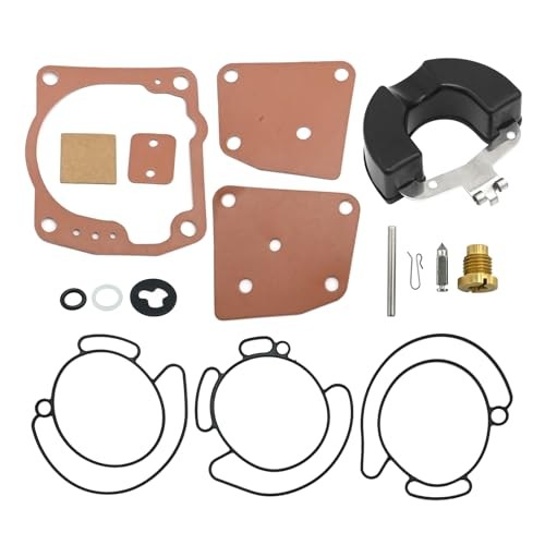 Pack of 6 Carburetor Rebuild Kit Replacement for Johnson Evinrude V4 V6 90