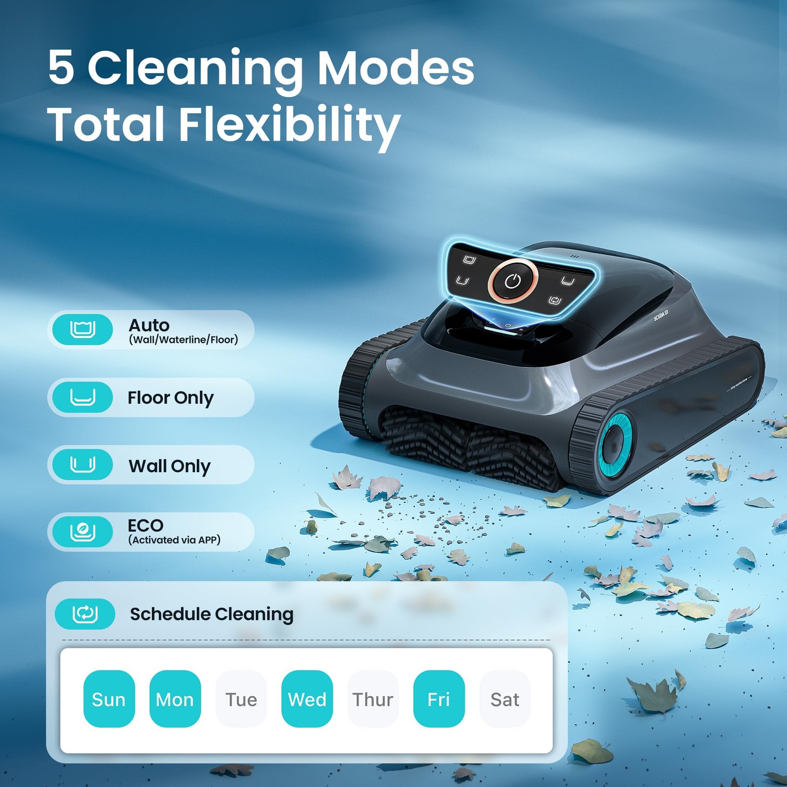 2026 Upgrade Aiper Scuba S1 Robotic Pool Cleaner, Wall & Waterline Cleaning, …