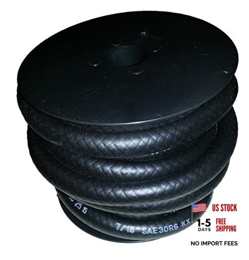 PRO 1 Fuel Line Hose 7/16 Inch Inside Diameter X 25 Feet Length NRB/PVCC