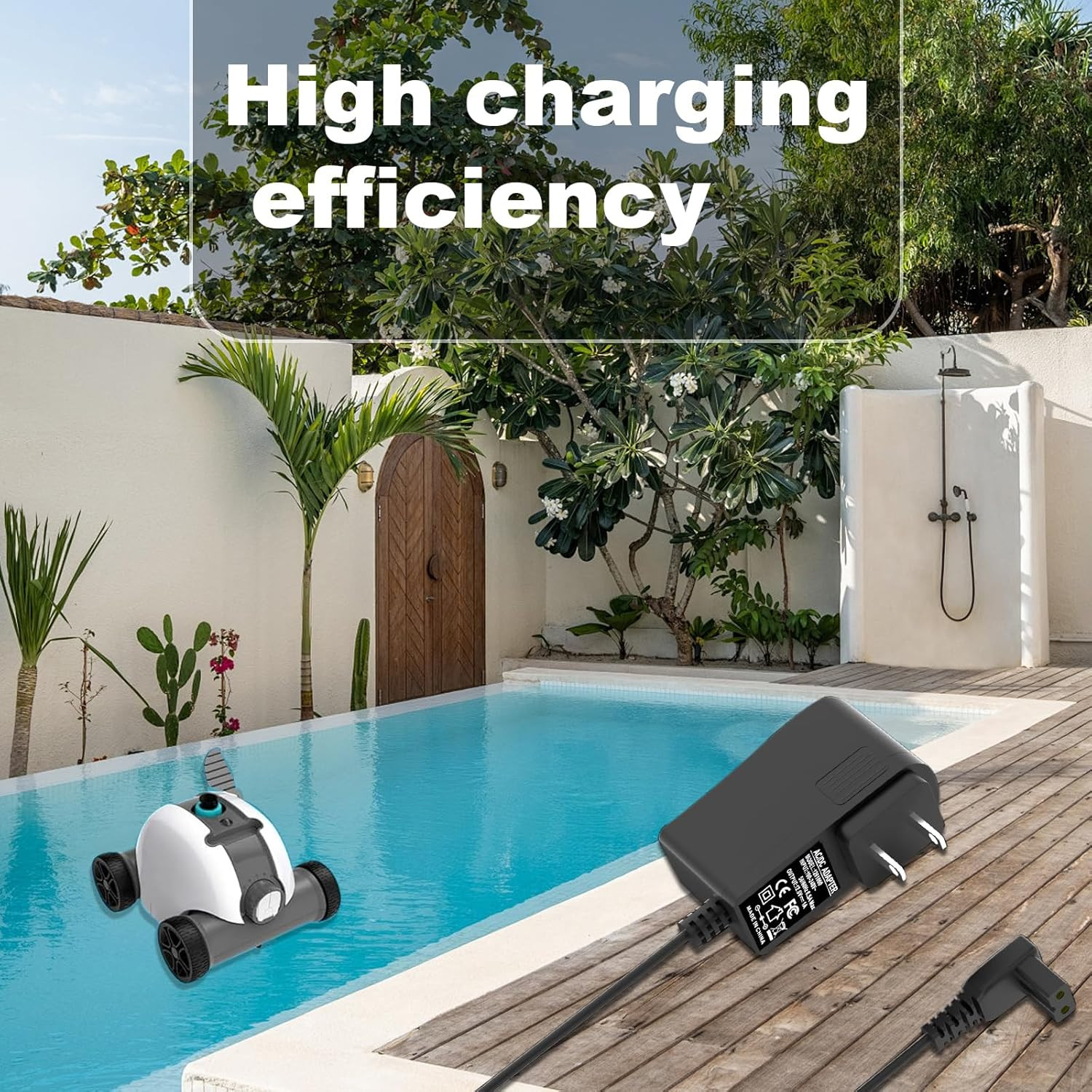12.6V Charger for Aiper Seagull Pool Vacuum 600 800 800B SE 1000